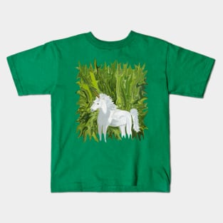 Heron's Horn Unicorn Kids T-Shirt